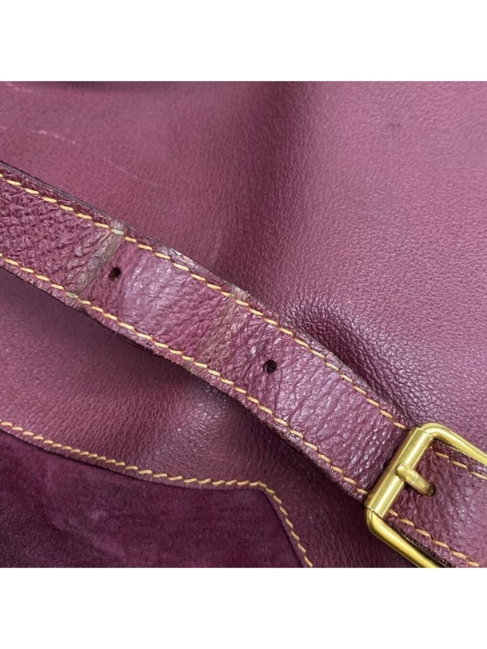 Gucci Backpack Bamboo Purple Leather - Picture 12 of 14